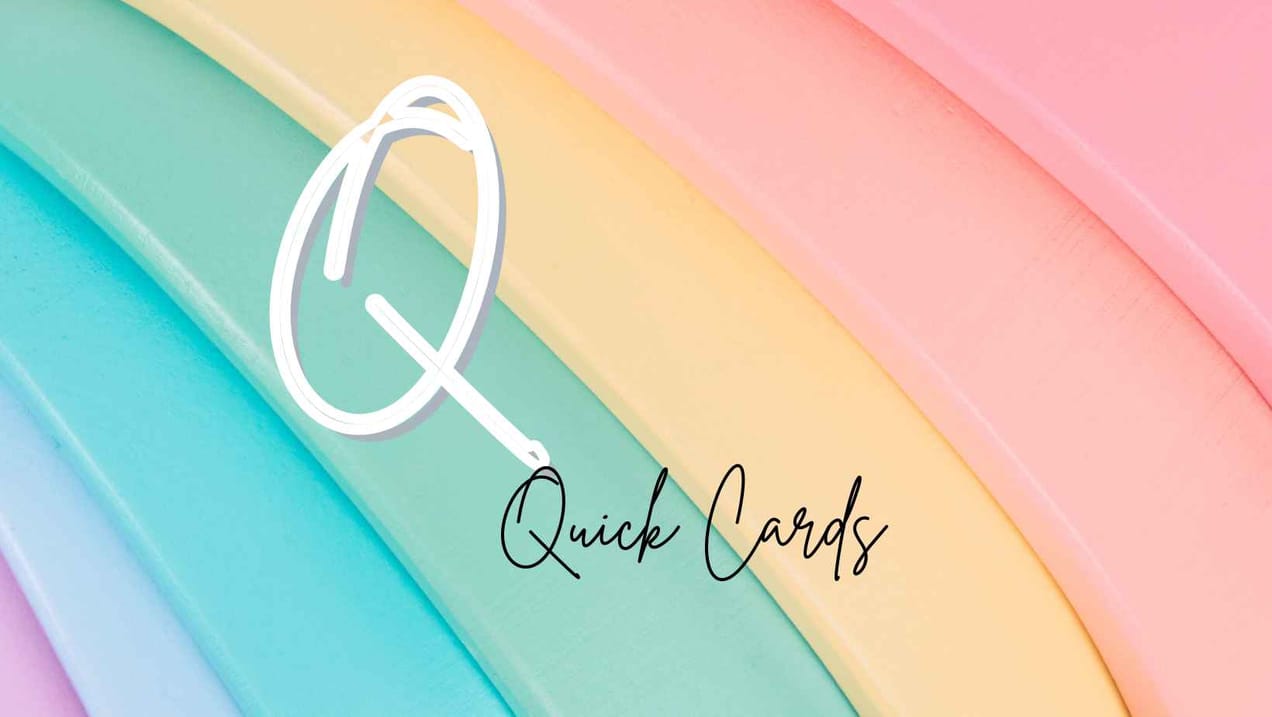 Quick Card Making, by Natasha Foote Creative