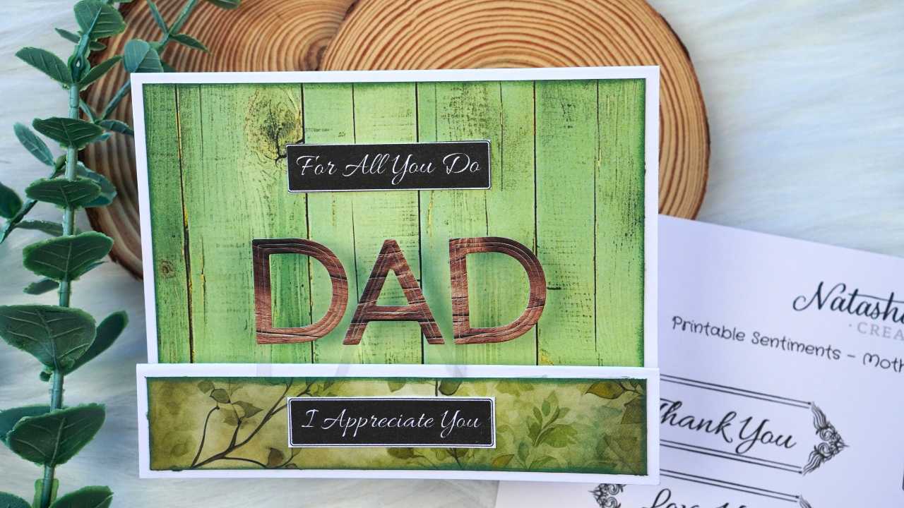 Free Mother's / Father's Day Printable Sentiments 4 by Natasha Foote Creative